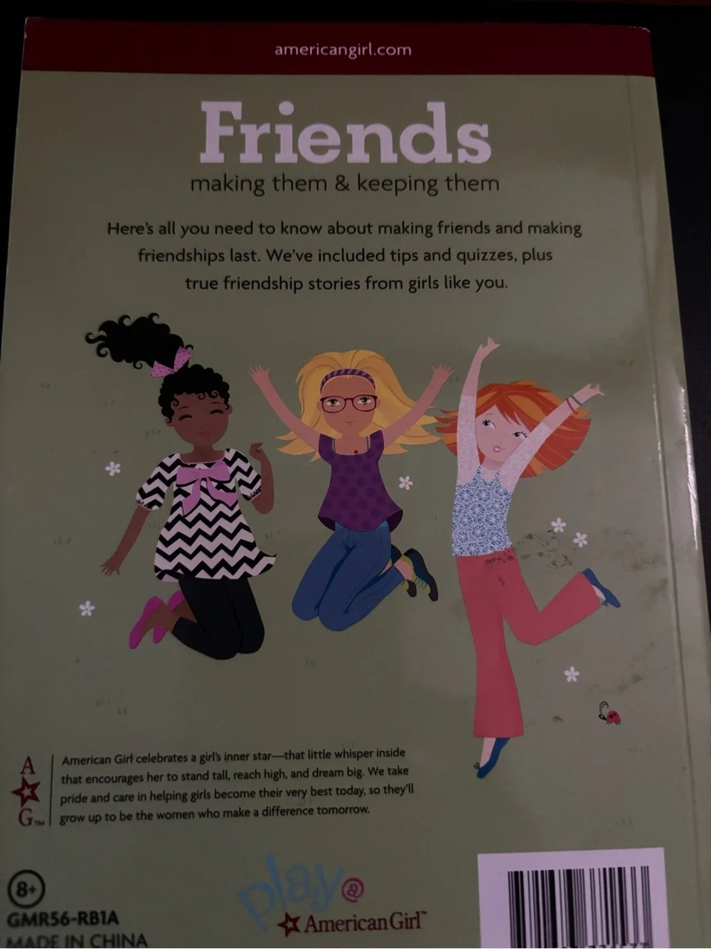 the American Girl advice book Friends: Making Them & Keeping Them by Patti Kelle